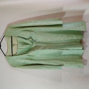 Vintage Satin Sleeveless Evening Dress & Jacket 1960s Jackie Kennedy Era Style